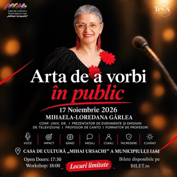 Arta de vorbi in public Casa de Cultura 'Mihai Ursachi' a Municipiului Iasi