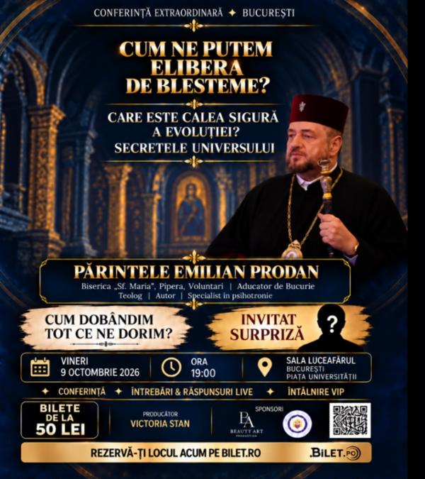 CUM NE PUTEM ELIBERA DE BLESTEME? Sala Luceafărul