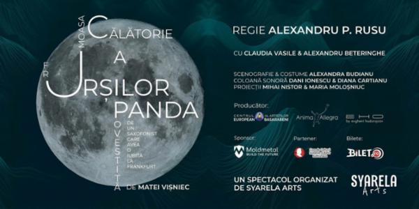 Frumoasa călătorie a urșilor panda povestită de un saxofonist care avea o iubită la Frankfurt Teatrul Amzei