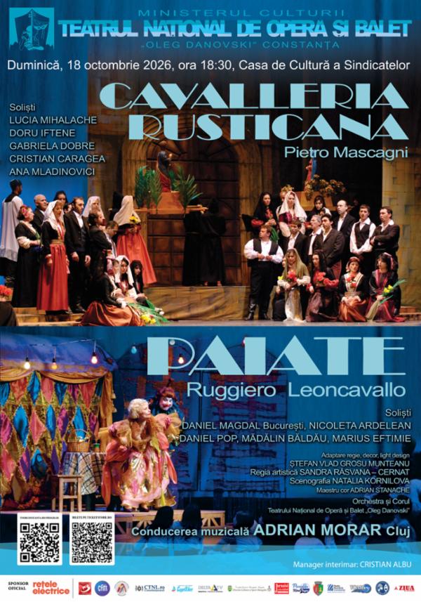 „Cavalleria rusticana” și „Paiațe” Casa de Cultura a Sindicatelor - Constanta