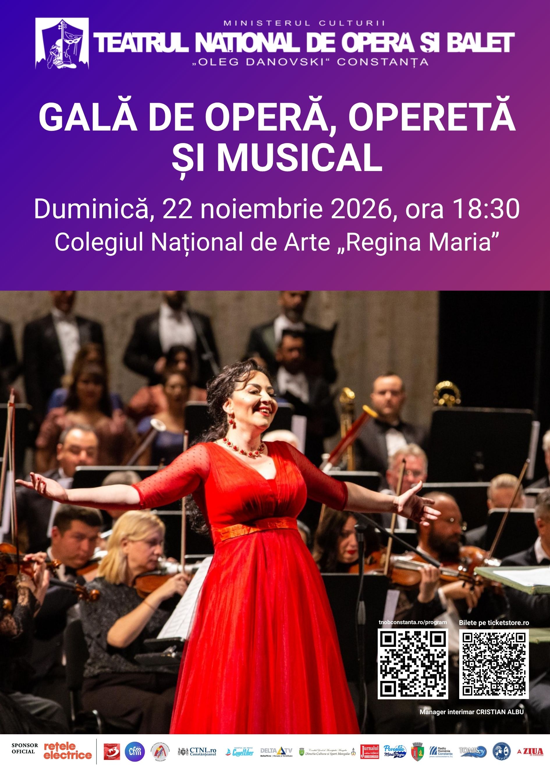 GALA DE OPERA, OPERETA si MUSICAL