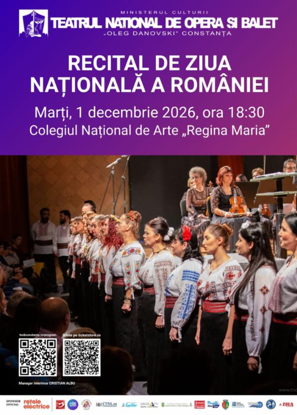 Recital de Ziua Națională a României Colegiul Național de Arte „Regina Maria” Constanța