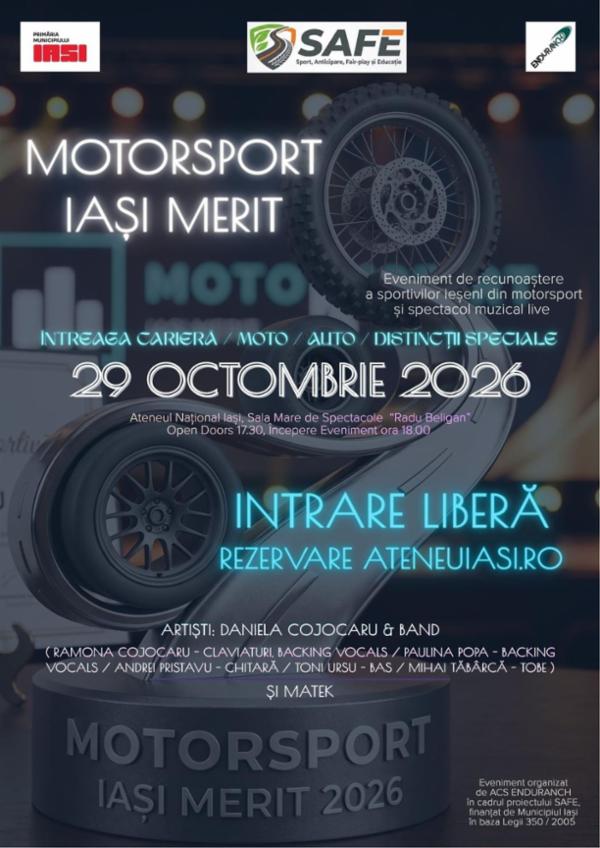 Motor Sport Iasi Merit Sala Mare de Spectacole ,,Radu Beligan'' Ateneul din Iași