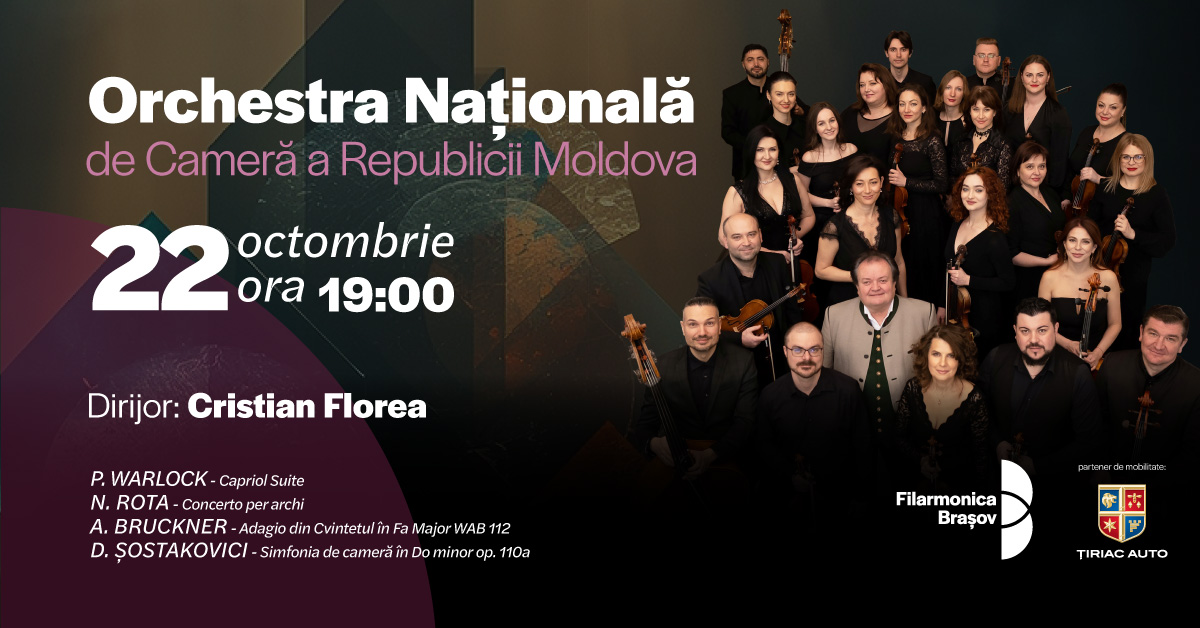 Concert cu Orchestra Națională de Cameră din Chișinău