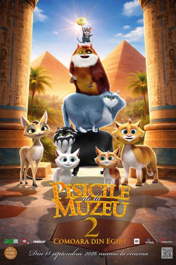 Pisicile de la muzeu 2: Comoara din Egipt – Cats in the Museum: Treasures of Egypt – (regia Vasiliy Rovenskiy) – 2D/Dublat Sala Mare de Spectacole ,,Radu Beligan'' Ateneul din Iași
