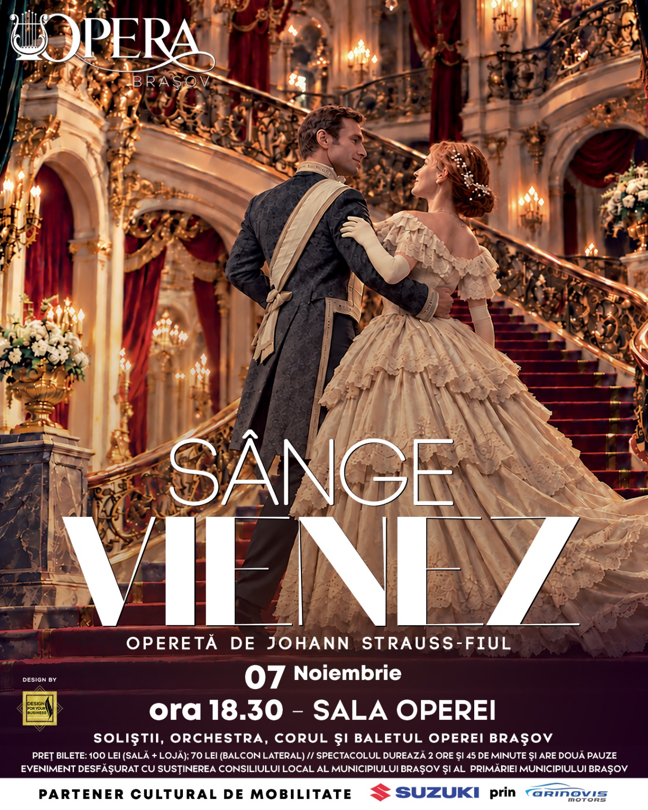 SÂNGE VIENEZ - Operetă de Johann Strauss-fiul