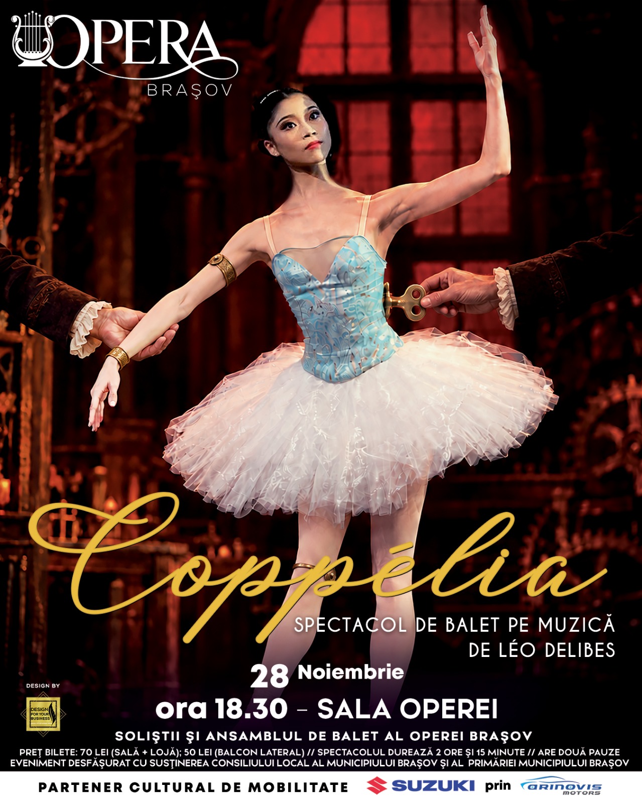 COPPELIA– Spectacol balet pe muzică de Léo Delibes