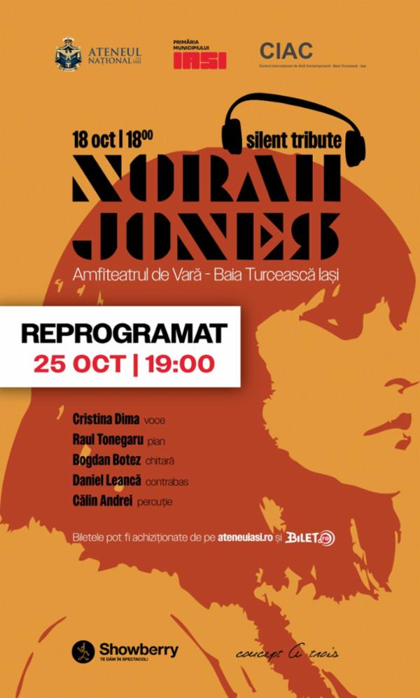 Concert Norah Jones - Silent Tribute Amfiteatru Baia Turcească