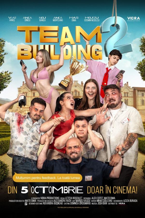 Teambuilding 2 – (regia Letiția Roșculeț) – PREMIERĂ – N 15 Sala Mare de Spectacole ,,Radu Beligan'' Ateneul din Iași