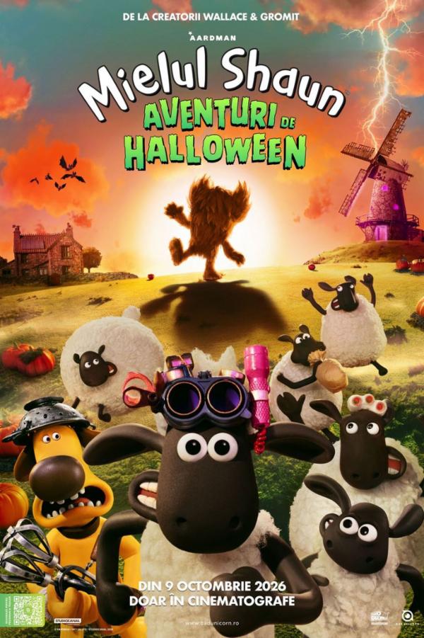 Mielul Shaun – Aventuri de Halloween – Shaun the Sheep: The Beast of Mossy Bottom – (regia Steve Cox, Matthew Walker) – 2D/Nonverbal – AG Sala Mare de Spectacole ,,Radu Beligan'' Ateneul din Iași